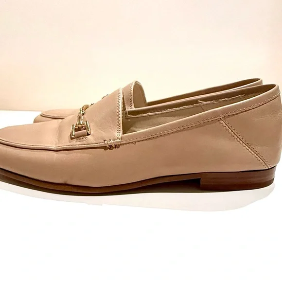 Sam Edelman Beige Loraine Loafers with Gold Accent Size 6 Women’s - Picture 7 of 10